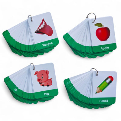 Kids Flash Cards – Educational Flash Cards Set | Baby First Words & Animals