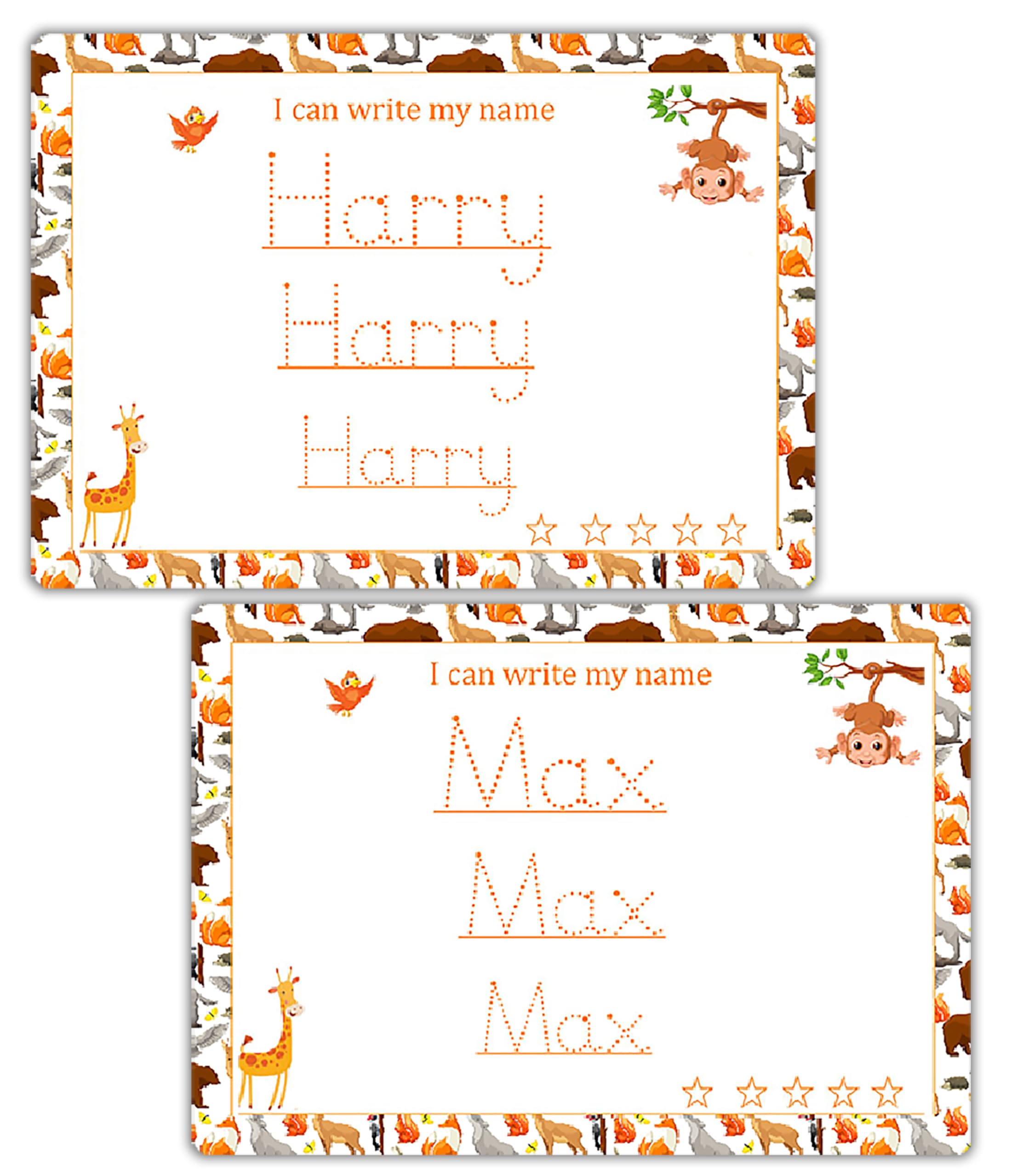 Custom Name Tracing Worksheet for Kids β Reusable Handwriting Practice Mat by ZStore