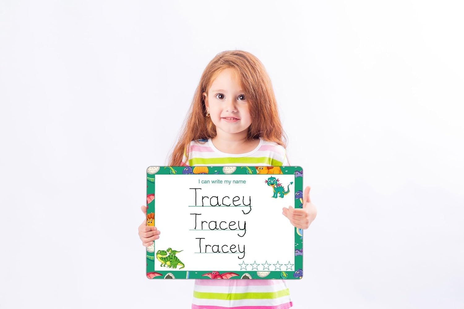 Personalized Name Writing Mat For Kids Custom Handwriting Practice Board Reusable & Waterproof by ZStore