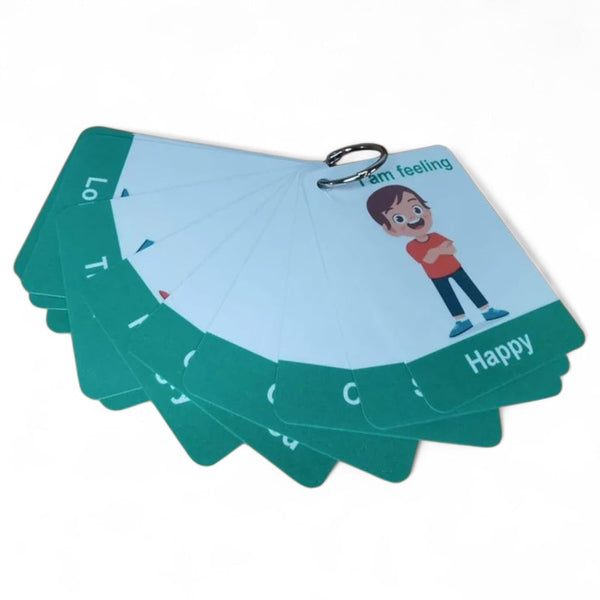 Feelings Flash Cards – Emotions Educational Flashcards for Toddlers & Autism Support