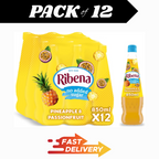 Ribena Pineapple & Passionfruit Squash 850ml x12 No Added Sugar Vitamin C Drink by Ribena