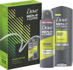 Dove Men+Care Sport Active Duo Gift Set Body Wash & Antiperspirant for Him by Dove