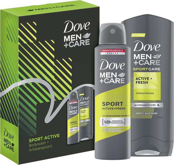 Dove Men Care Sport Active Set Body Wash And Antiperspirant