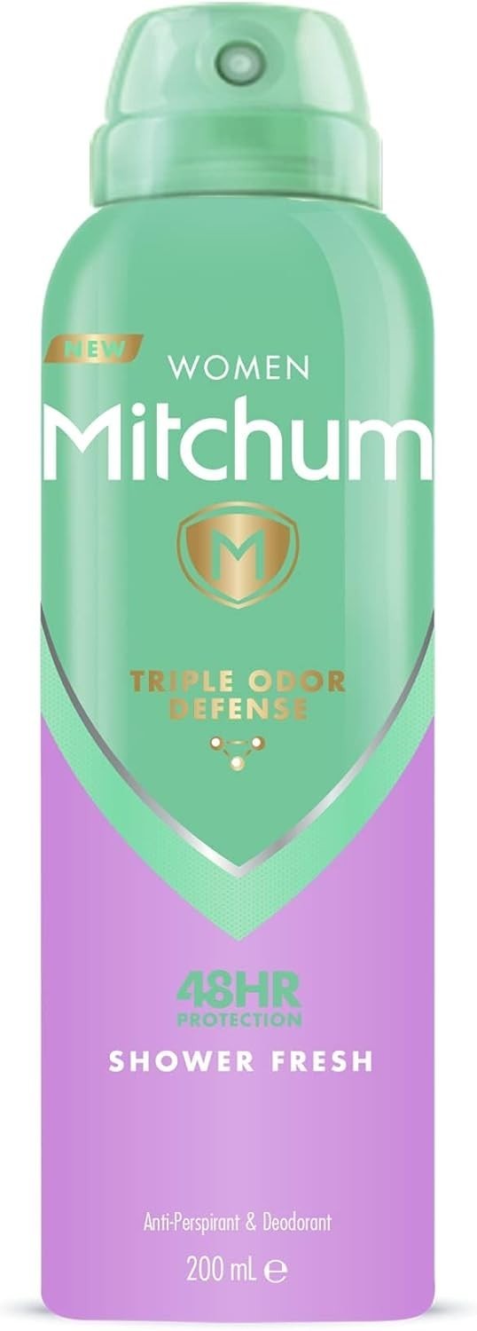 Mitchum Women Triple Odor Defense Deodorant Spray Antiperspirant 200ml x3 by Mitchum