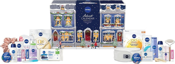 NIVEA Advent Calendar 2023 | Women’s Skincare Gift Set with 24 Beauty Treats
