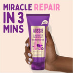Aussie 3 Minute Miracle Reconstructor Hair Mask 350ml | Vegan Deep Conditioner by Aussie