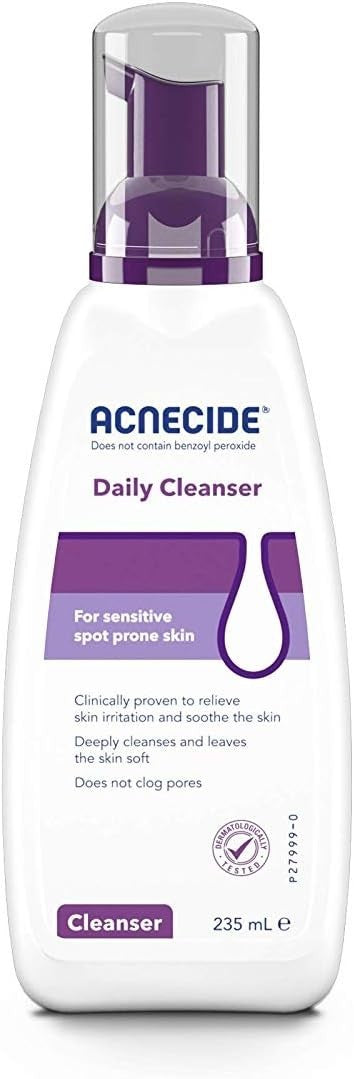 Acnecide Daily Cleanser 235ml | Foaming Face Wash with Salicylic Acid Sensitive by Acnecide