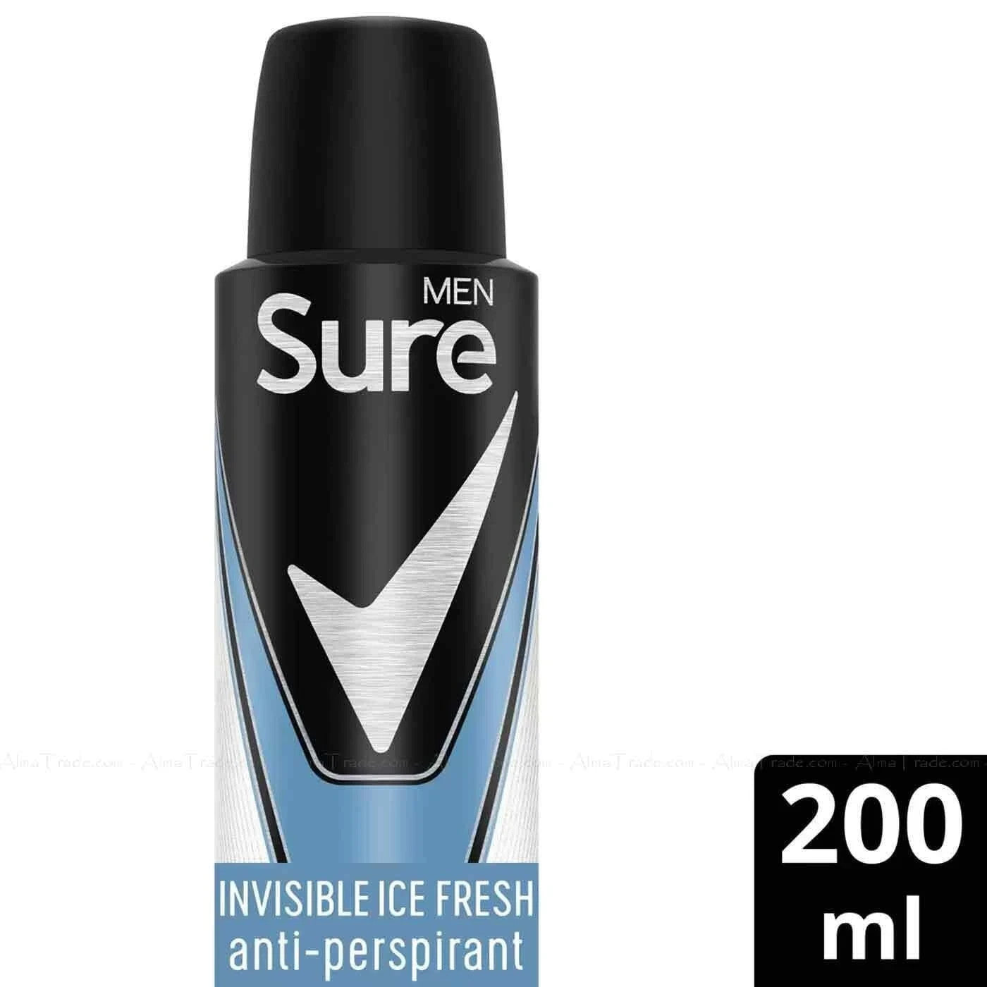 Men’s Invisible Ice Fresh Anti-Perspirant Deodorant Spray 200ml Pack of 6 by SURE