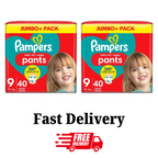 Pampers Baby-Dry Pants Size 9 (17kg+) Pull-Up Disposable Nappies Diapers 19/40 by Pampers