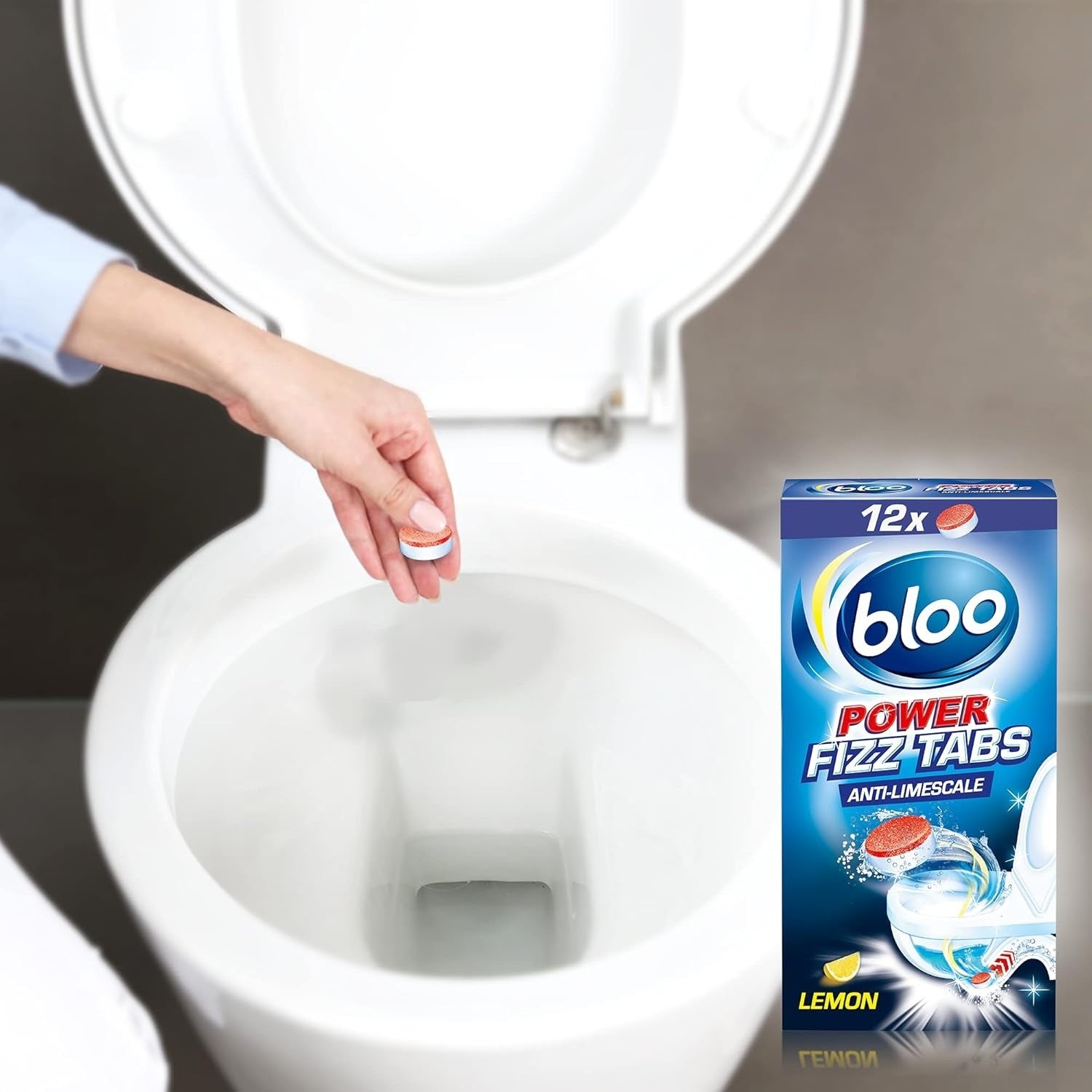 Bloo Drain Cleaning Power Fizz 8x12 Tabs 96 Pack | Removes Smell & Limescale by Bloo