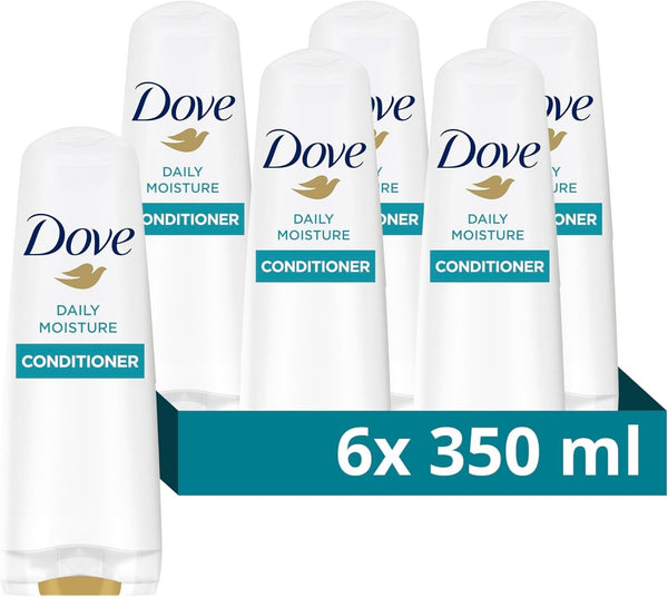 Dove Daily Moisture Conditioner 350ml 6 Bottles Smooth Hair