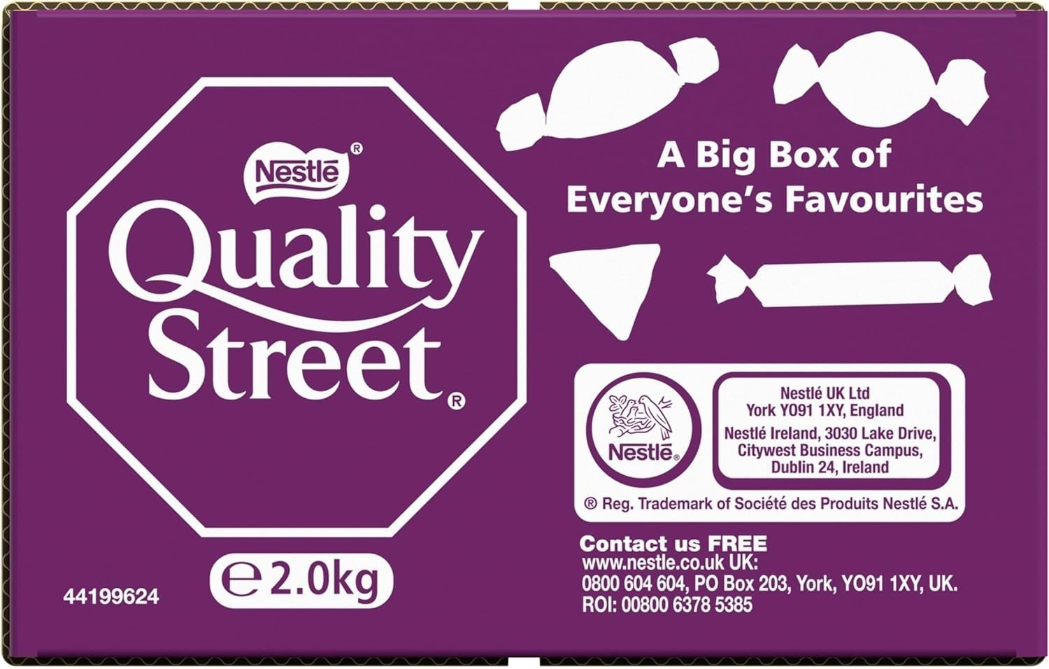 Quality Street Assorted Chocolates Bulk Sharing Pack 2kg Box Party Gift by Quality Street