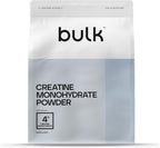 Bulk Creatine Monohydrate Powder 500g | Vanilla 100 Servings Energy & Strength by Bulk