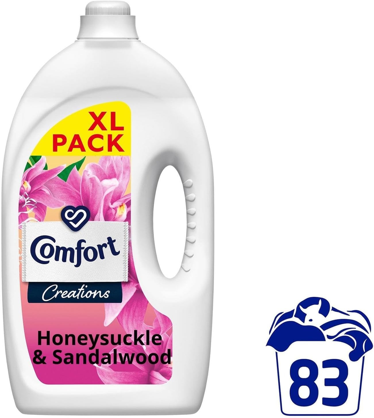 Comfort Creations Fabric Conditioner 2.49L Honeysuckle & Sandalwood 83 Washes by Comfort Company