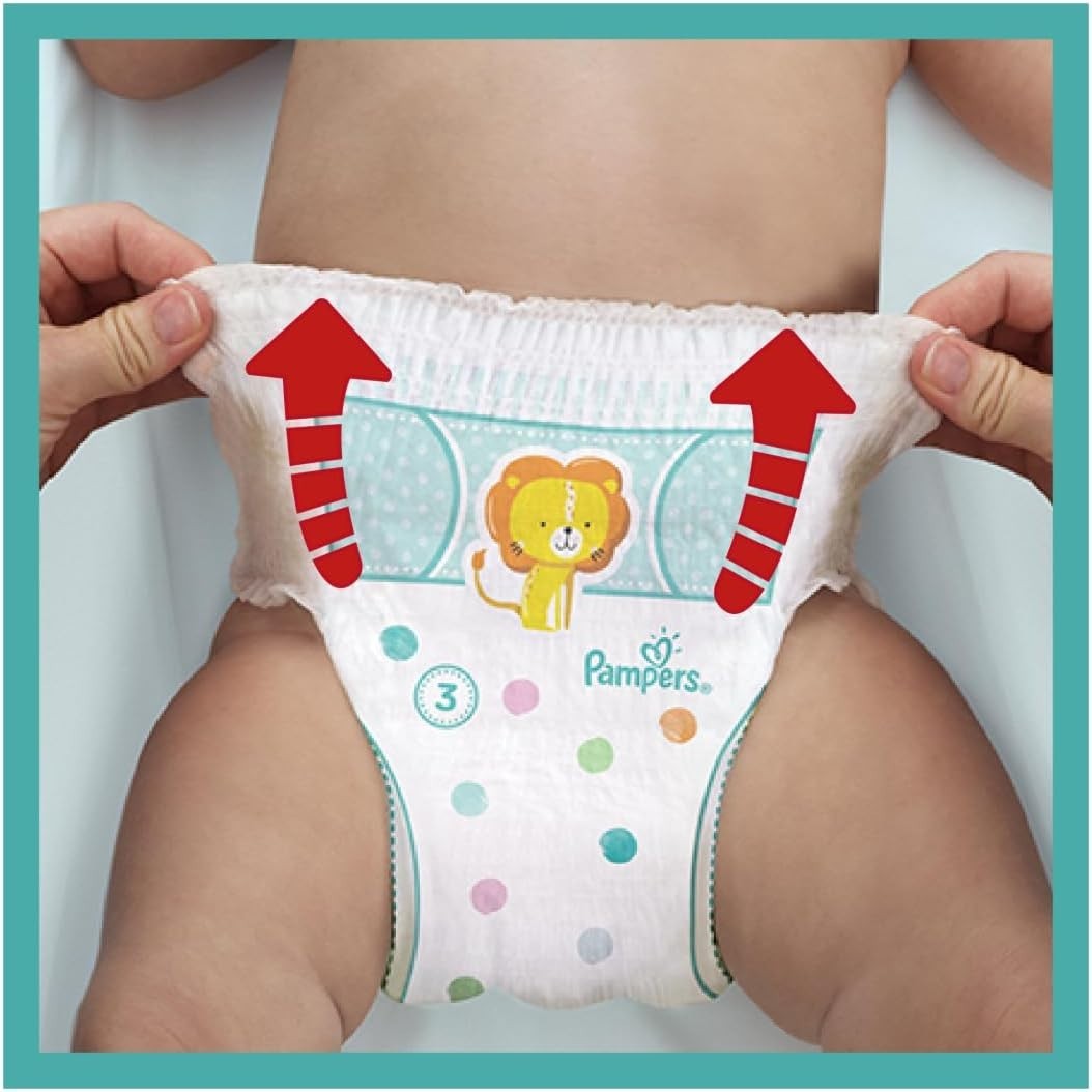 Pampers Jumbo Diapers Size 8, 96pcs, 19kg+ | 360° Fit & Leak Protection by Pampers
