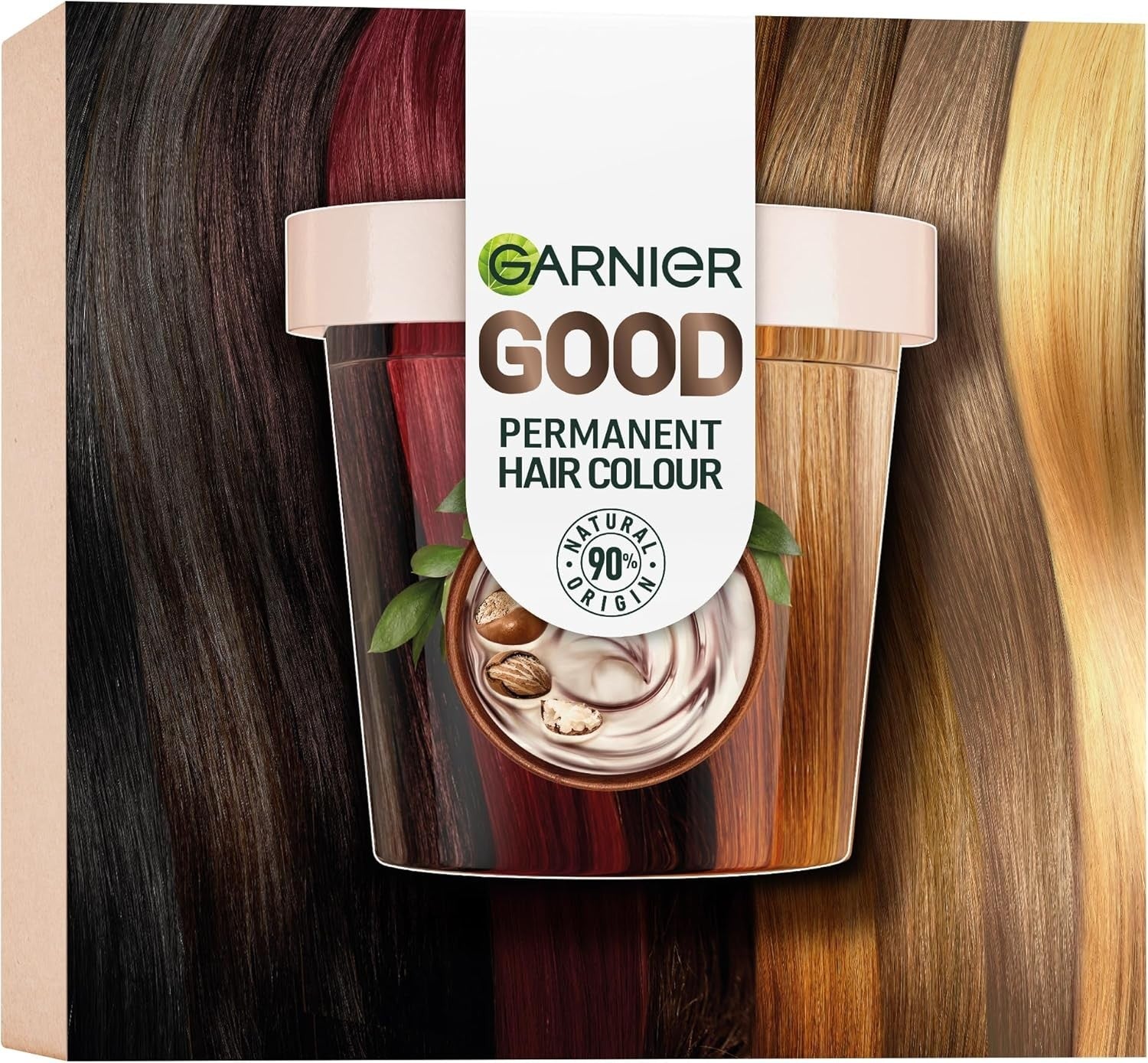 Garnier Good Permanent Hair Dye Kit 5.0 Coffee Roast Brown 100% Grey Coverage by Garnier