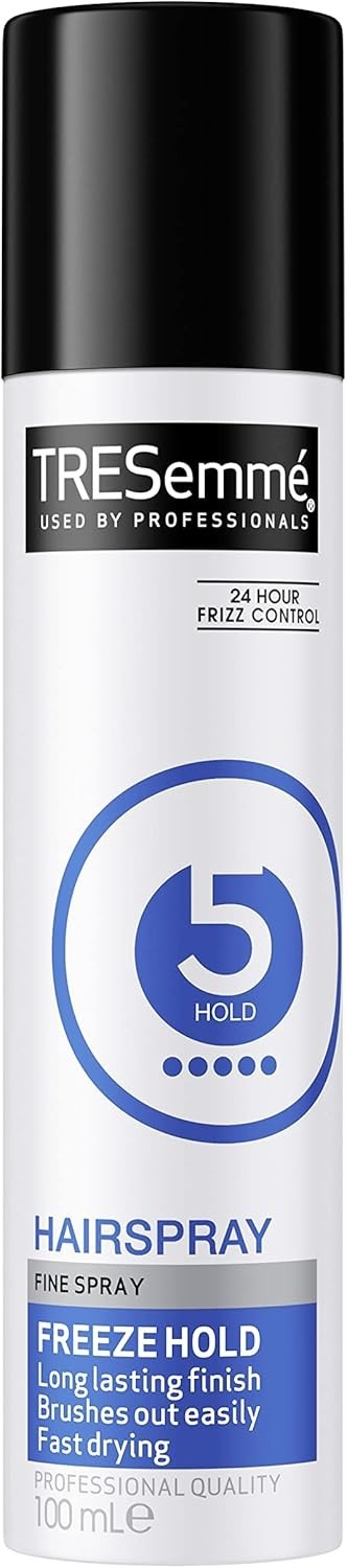 TRESemme Freeze Hold Hairspray 100ml x6 | 24hr Frizz Control Strong Hold