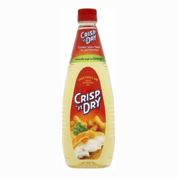 Crisp N Dry Vegetable Oil 1 Litre Pack Of 8 Light Frying Oil