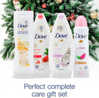 Dove Radiantly Refreshing Complete Gift Set for Women 6 Piece with Shower Puff by Dove