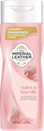 Imperial Leather Mallow & Rose Milk Body Wash 6x250ml Hydrating Shower Gel by Imperial Leather
