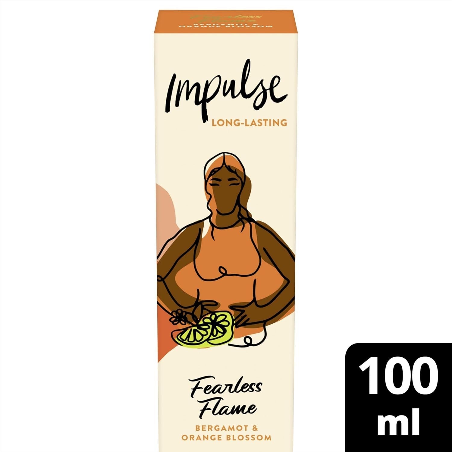 Impulse Fearless Flame Body Mist 100ml | Floral Scent Women’s Body Spray Travel by Impulse