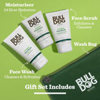 Bulldog Skincare Men’s Gift Set | Original Face Wash, Moisturiser & Cream Kit by BULLDOG