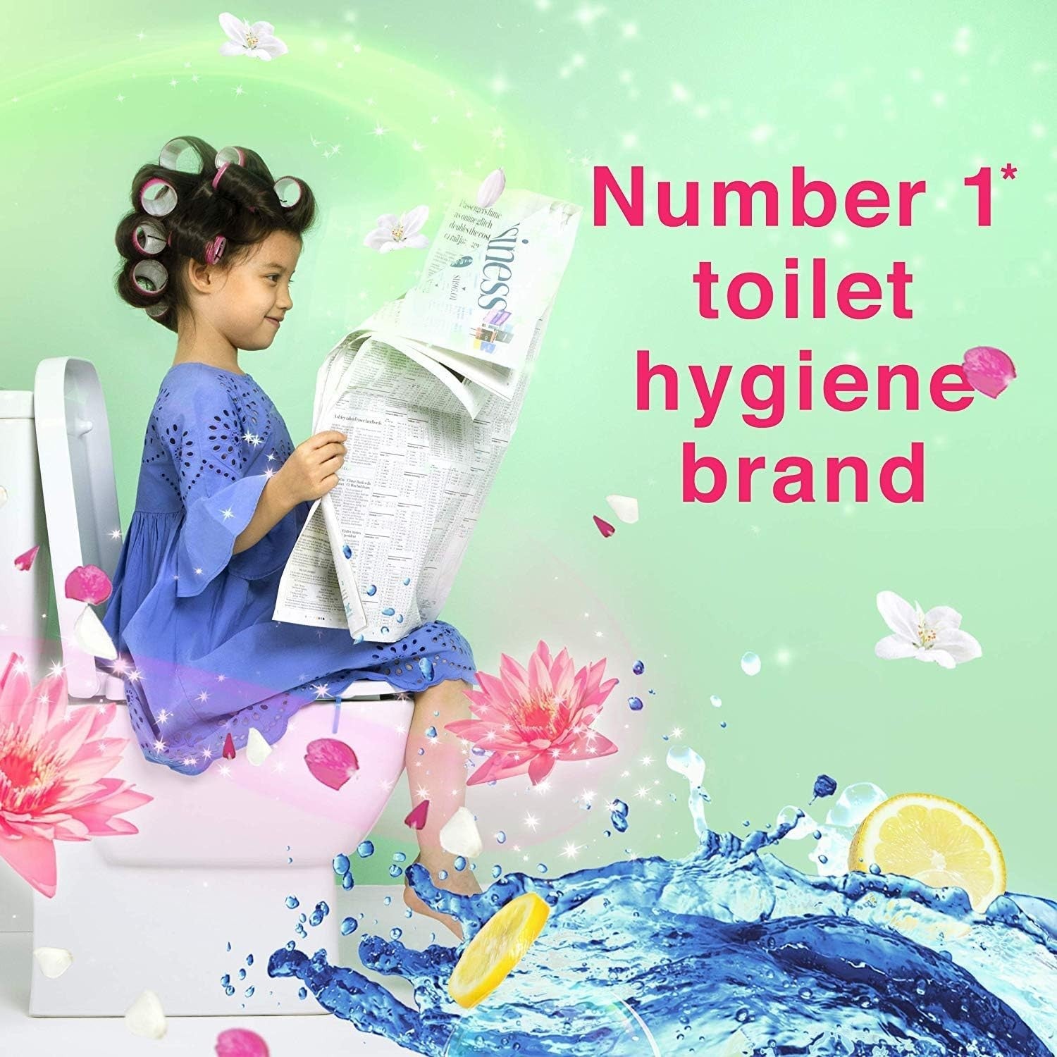 Bloo Power Active Toilet Rim Block Lemon 50g x10 | Fresh Clean Hygienic Toilet by Bloo