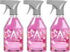 Astonish Vegan Disinfectant Spray Pink Roses 550ml x3 Kills 99.9% Viruses & Germ by Astonish