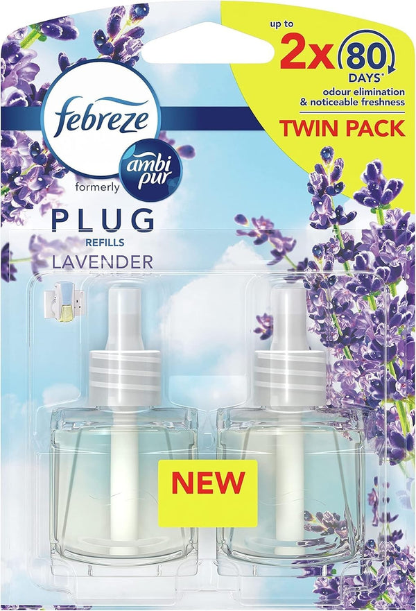 Febreze Air Freshener Spray Lavender | Odour Eliminator & Bathroom Freshener