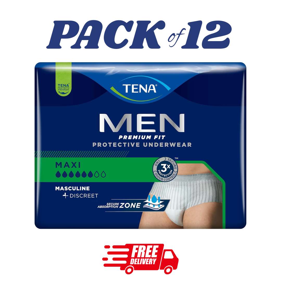 TENA Men Premium Fit Level 4 Protective Underwear L/XL 96 Disposable Pack by Tena