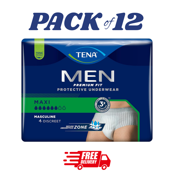 TENA Men Premium Fit Level 4 Protective Underwear L/XL 96 Disposable Pack