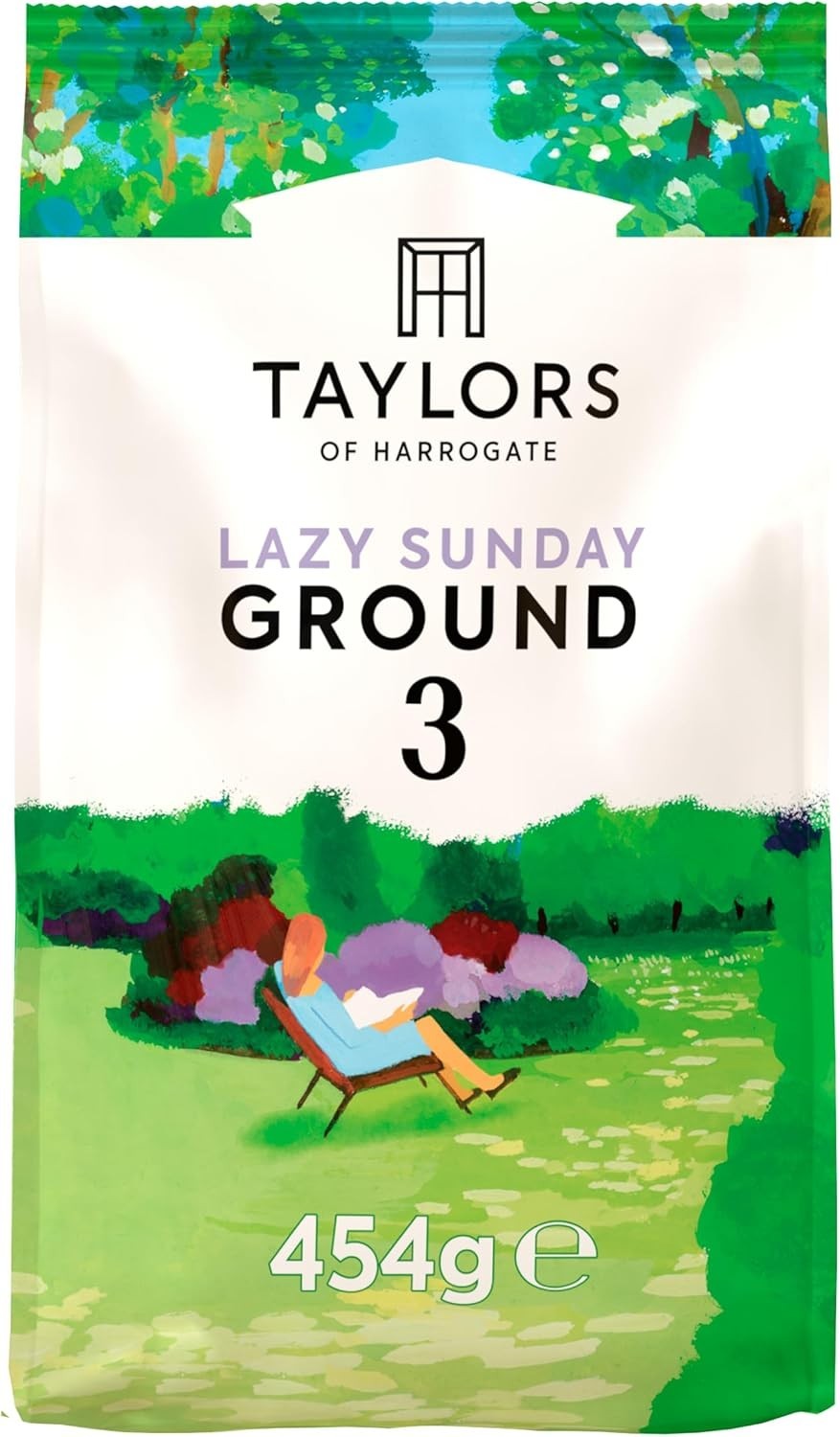 Taylors of Harrogate Lazy Sunday Ground Coffee 454g x3 Bags Medium Roast by Taylors of Harrogate
