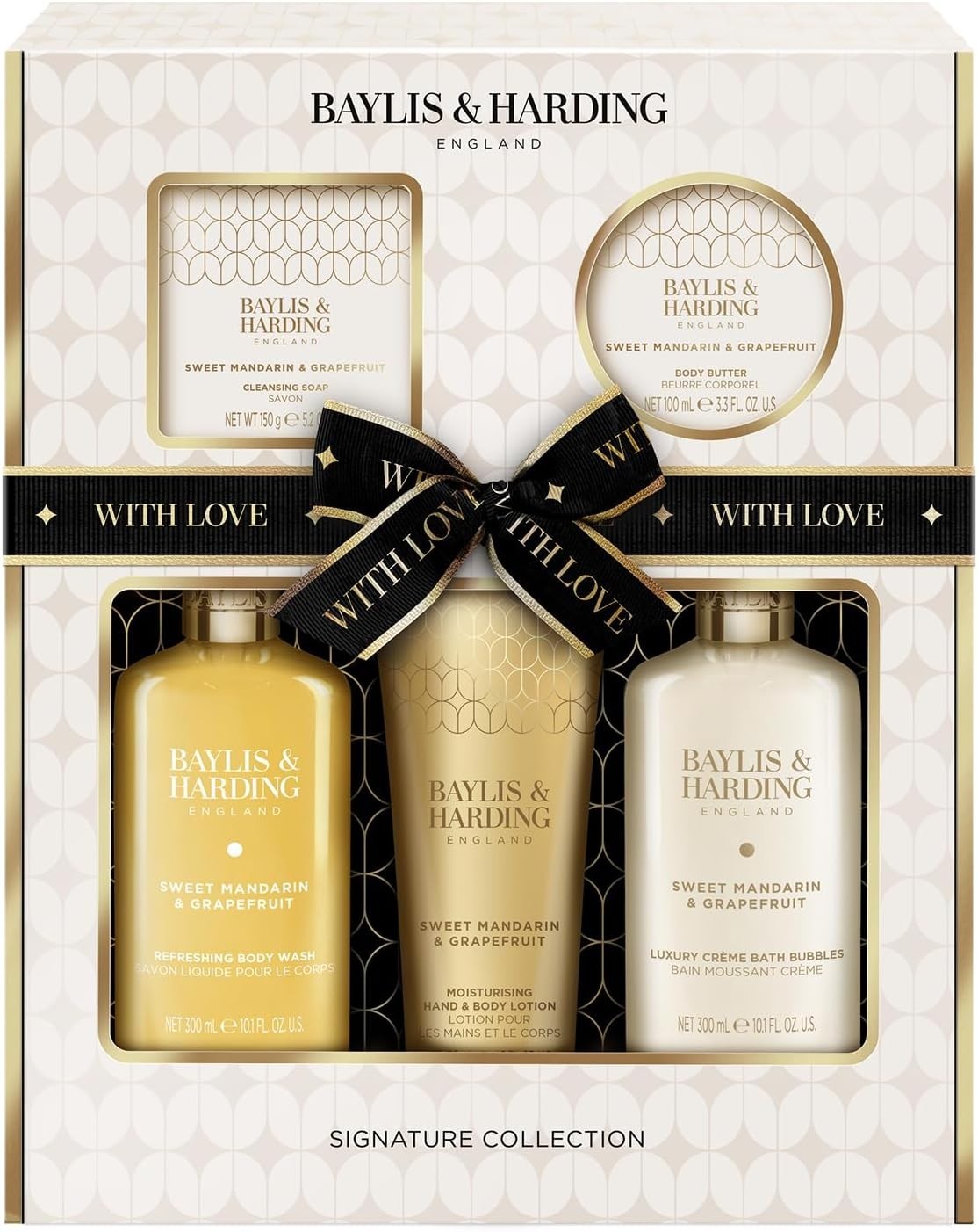 Baylis & Harding Sweet Mandarin & Grapefruit Pamper Gift Set Vegan Friendly by Baylis & Harding