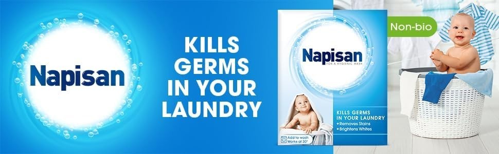 Napisan Non-Bio Laundry Stain Remover Powder 800g-Pack of 2 | Gentle & Effective by Napisan