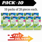 TENA Lady Discreet Mini Pads Case 10 Packs x20 | Light Incontinence Protection by Tena