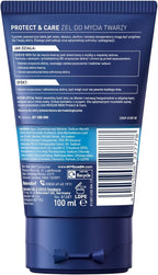 NIVEA Men Deep Cleaning Face Wash 150ml Aloe Vera Cleanser Pack of 3 by Nivea Men