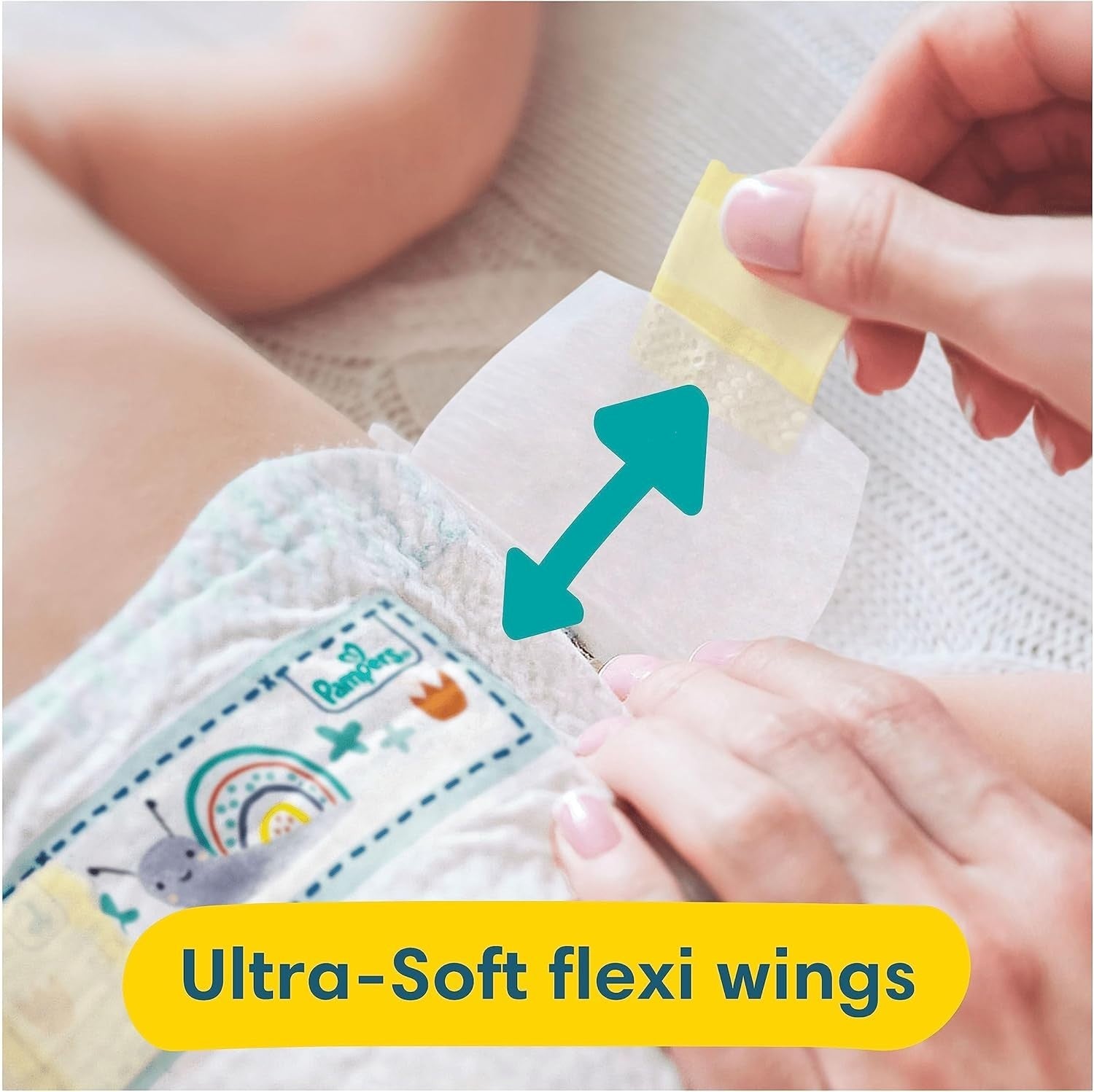 Pampers Premium Protection Nappies Size 0, 24 Count, Newborn, Sensitive Skin by Pampers