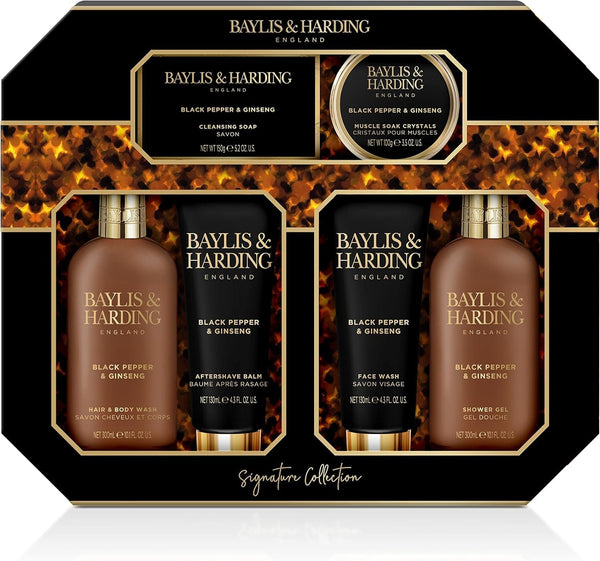 Baylis and Harding Mens Black Pepper Ginseng Gift Set