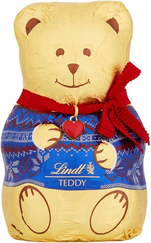 Lindt Teddy Milk Chocolate – Premium Swiss Milk Chocolate Gift Bar 200g