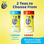 Lift Instant Lemon Reduced Sweetness Tea, 6 Bottles x 165g, Hot or Iced by Lift