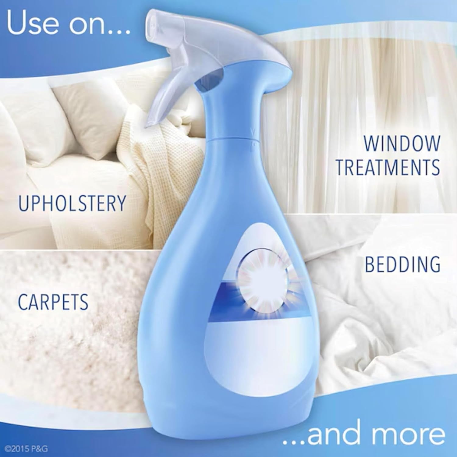 Spring Awakening Fabric Freshener Spray 500ml Pack of 2 Odour Remover for Home by Topline