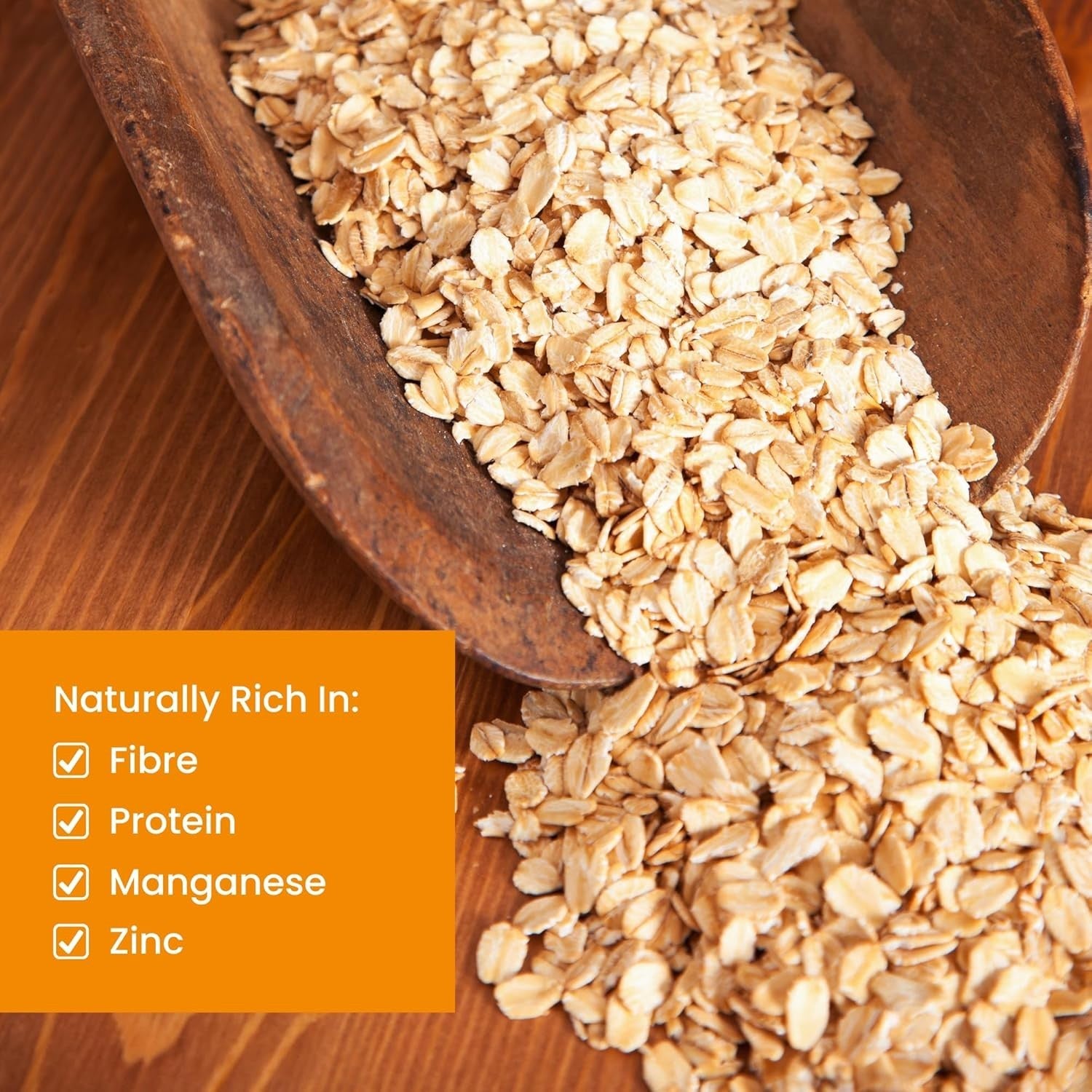 Mornflake Superfast Oats 8x1.25kg Wholegrain High Fibre Vegan Breakfast by Mornflake