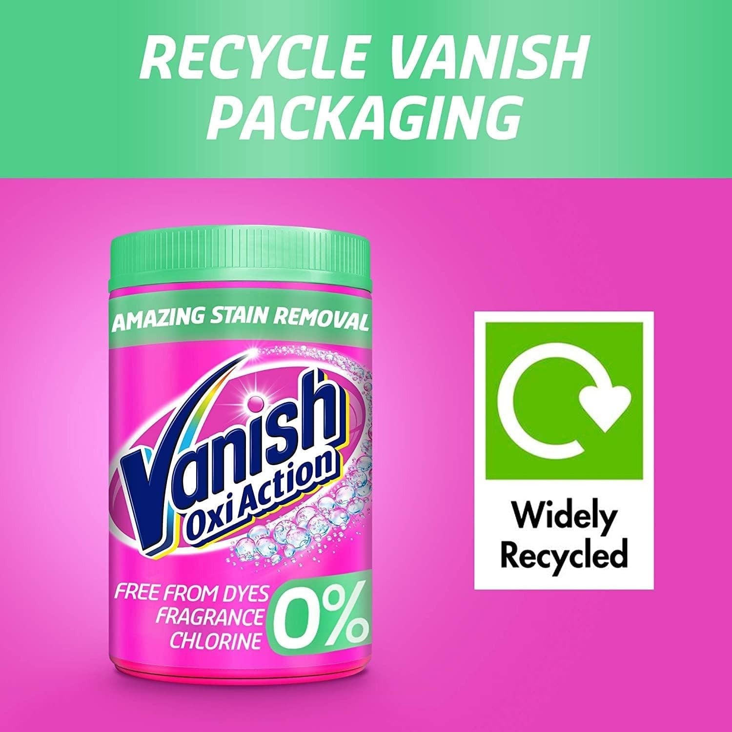 Vanish Platinum Oxi Action Stain Remover Powder White, 1.41kg Crystal White by Vanish