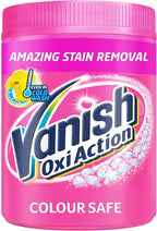 Vanish Oxi Action Colour Safe Powder 470g x2 | Chlorine Free Stain Remover 1kg by Vanish
