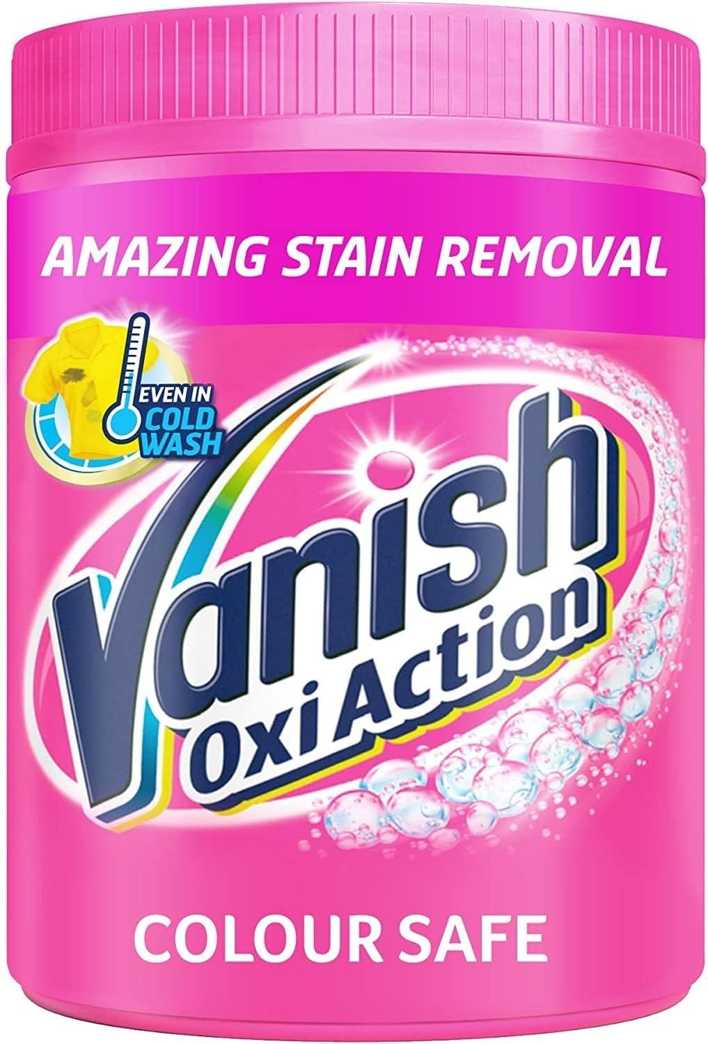 Vanish Oxi Action Colour Safe Powder 470g x2 | Chlorine Free Stain Remover 1kg by Vanish