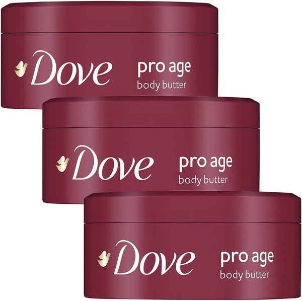 Dove Pro Age Nourishing Body Butter 250ml Olive Oil 3 Pack
