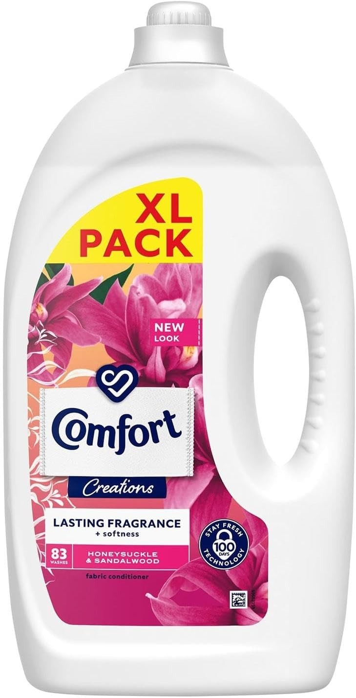 Comfort Creations Fabric Conditioner 2.49L Honeysuckle & Sandalwood 83 Washes by Comfort Company