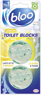 Bloo In Cistern Twin Blocks Citrus Zest Toilet Cleaner 10x2pk Foaming Fresh by Bloo