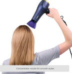 BaByliss Midnight Luxe Hair Dryer 2300W Ionic Fast Drying 5781U UK Plug by BaByliss
