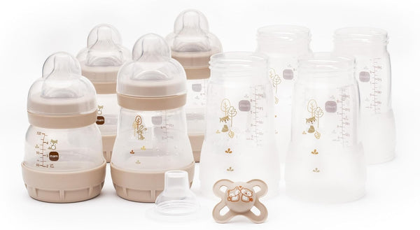 MAM Easy Start Anti-Colic Baby Bottle Starter Set + Soother | Newborn Gift